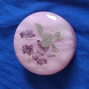 Vintage Alabaster Trinket Box